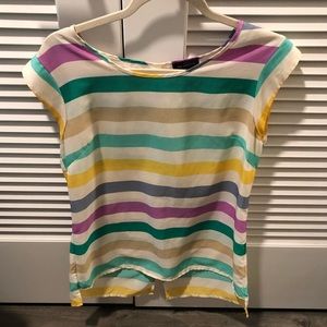 The Limited striped shell blouse
